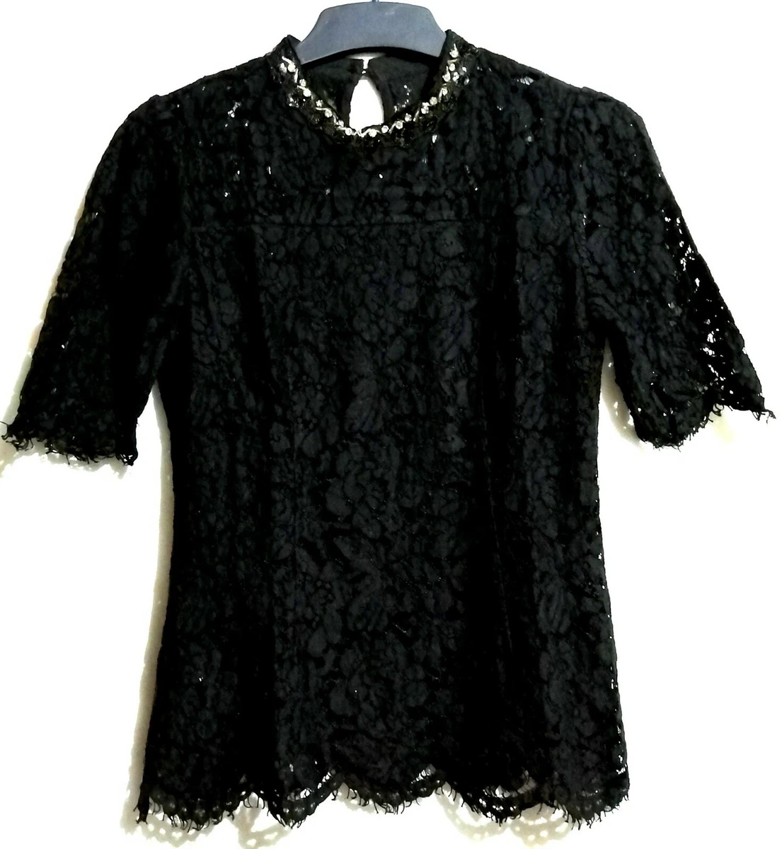 Black lace embellishments outlet