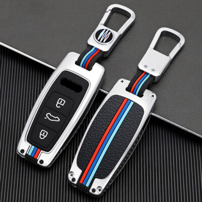 Key Shell Fob Case Cover For Audi A3 A6 A7 A8 Q7 S3 S6 2019-2025 Accessories