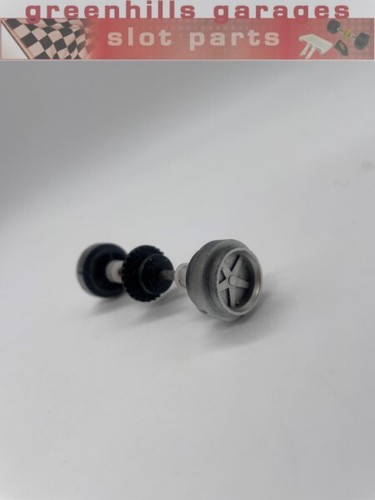 Greenhills Scalextric Sauber Mercedes LMP Hinterachse & Räder - gebraucht - P8578