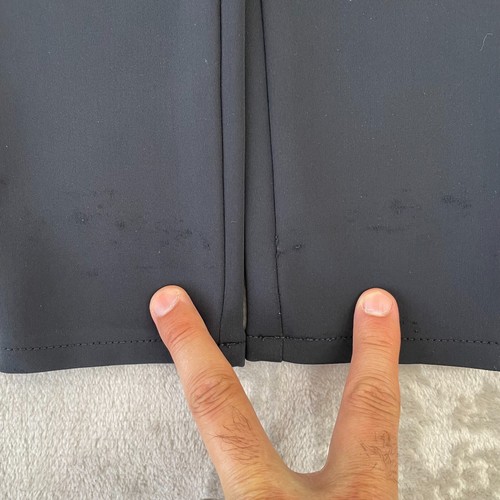 MAJE Sukienka Skinny Spodnie Damskie 36 Small Czarny Zamek błyskawiczny Fly Back Kieszenie Designer - Zdjęcie 11 z 14