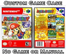 Mario Party - Nintendo 64 N64 Custom Case *NO GAME*