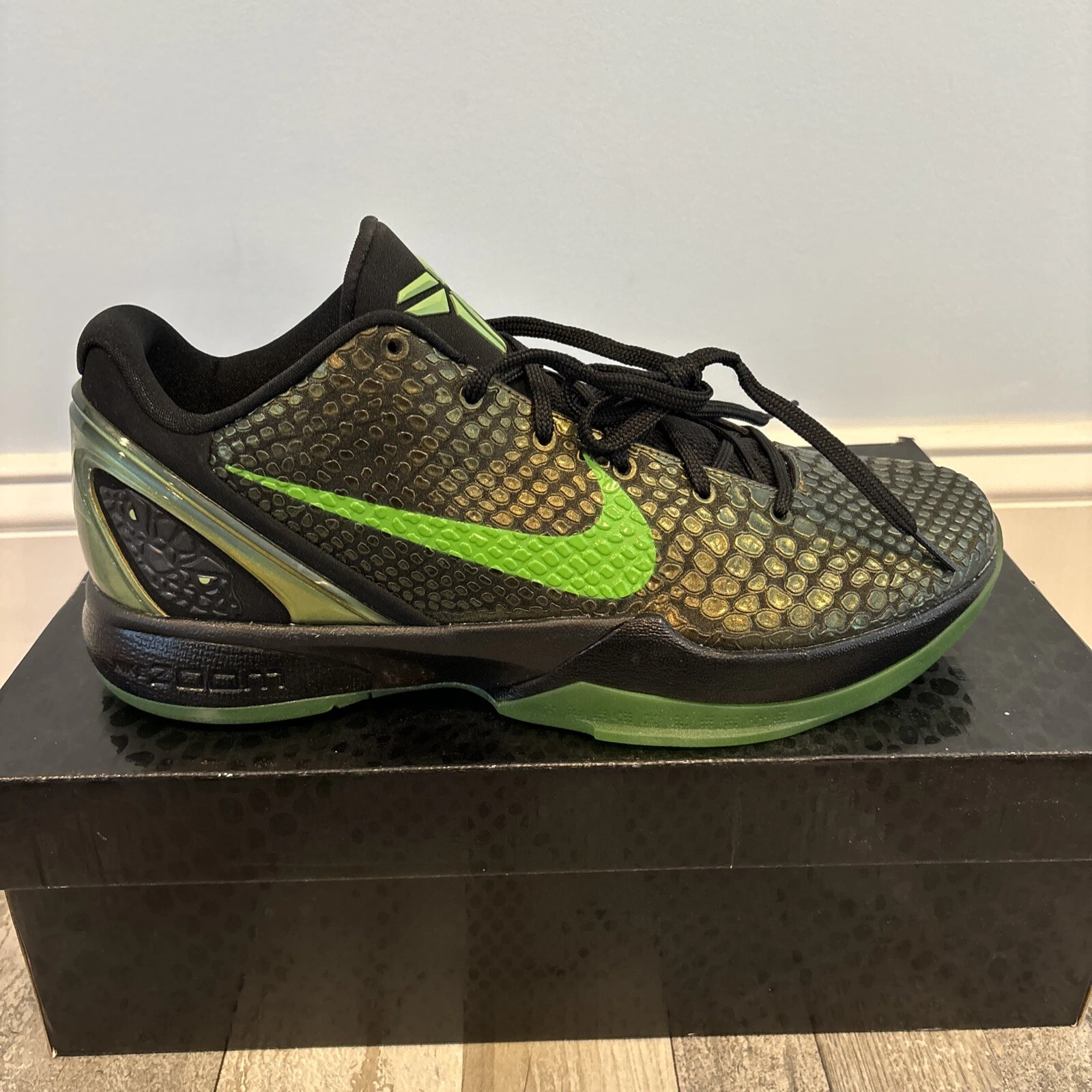 NIKE ZOOM KOBE VI SUPREME RICE TAILLE 11,5 DS BRYANT BHM LAKERS MAMBA OG DS PE NBA