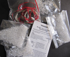 The Beadery 4831 Beaded vintage Christmas Craft Kit Winter Ice Baskets 1991