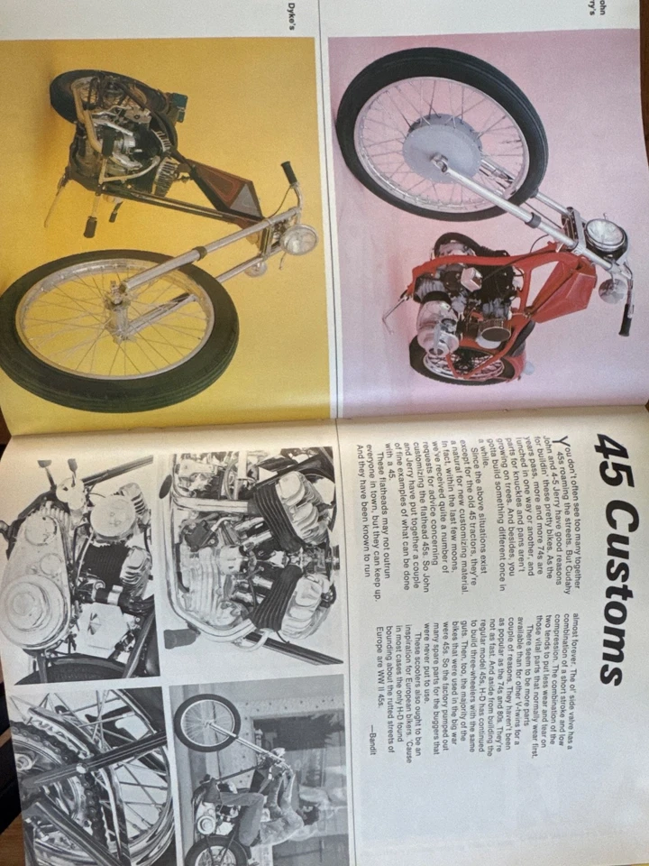 easyriders magazine lot of two Vintage issues August and September 1976 - Imagem 4 de 4