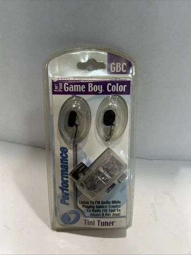 Vintage Performance Tini Tuner FM Radio for Nintendo Game Boy Color (GBC) – New