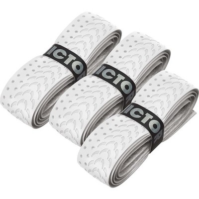 Victor Fishbone Grip weiss 3er Pack für Badminton & Squash plus vieles mehr