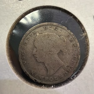 1894 Newfoundland 5 Cents Silver Ka58