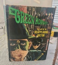 Vintage 1966 THE GREEN HORNET Case of Disappearing Doctor Whitman hardback VG