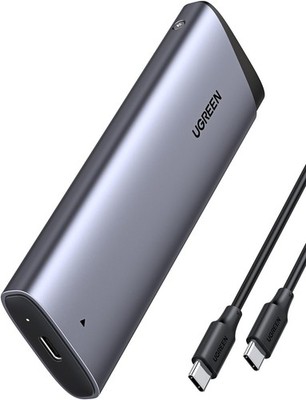 UGREEN M.2 NVMe Gehäuse, USB 3.2 Gen 2 SSD Gehäuse, werkzeuglos 10Gbps NVMe Ex