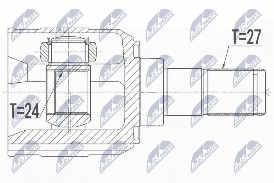 N.T.Y. NPW-KA-365.NTY Joint Kit, drive shaft for HYUNDAI,KIA