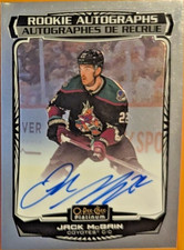 2022-23 O-Pee-Chee Platinum #R-JM Jack McBain Rookie Autographs