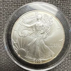 U.S. Mint 2002 American Silver Eagle $1 1 oz .999 Silver Business Uncertified