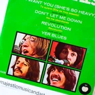 OBSCURE GREEN COVER 1970 THE BEATLES DON'T LET ME DOWN 7" VINYL EP EX RARE