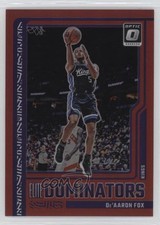 2023 Panini Donruss Optic Elite Dominators Red Prizm 5/99 De'Aaron Fox #21 1c42