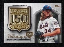 2019 Update Manufactured Medallion 150th Anniversary /150 Noah Syndergaard 15ij