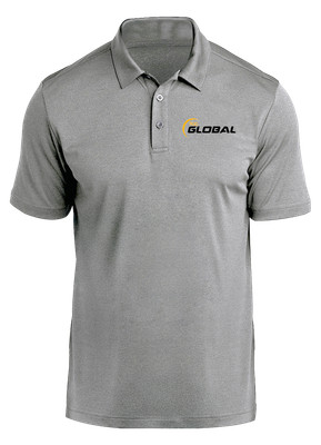 900 Global Prime Polo Gray Bowling Shirt