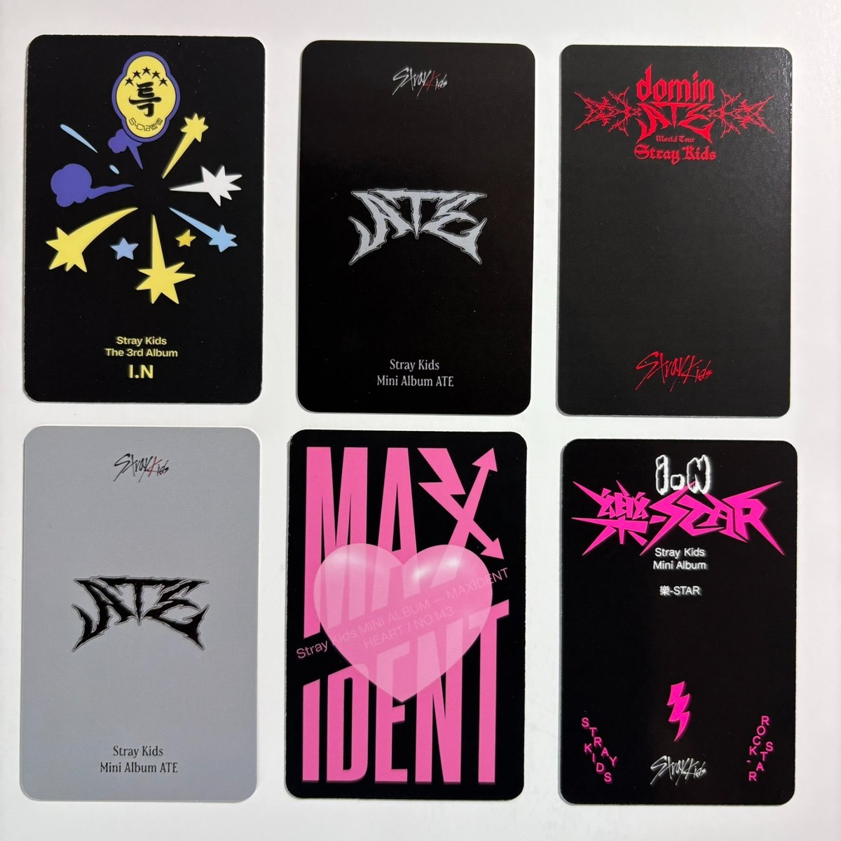 Stray Kids] I.N Jeong Official Photocards – Select 1 of 6 / On