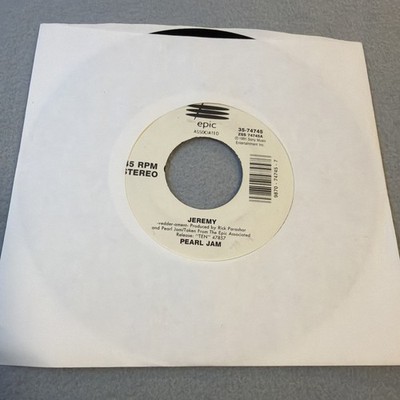 Pearl Jam - Jeremy / Alive.  Rare Jukebox 45 Vinyl Record NM