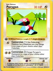 Porygon 039/102 Base Set Shadowless Uncommon