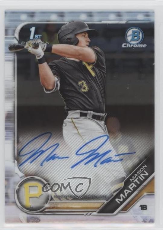 2019 Bowman Chrome Prospect Auto Mason Martin #CPA-MMA Auto