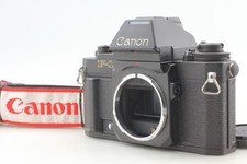 N MINT Canon NEW F-1 AE Finder 35mm Film Camera Black Body w/Strap From JAPAN