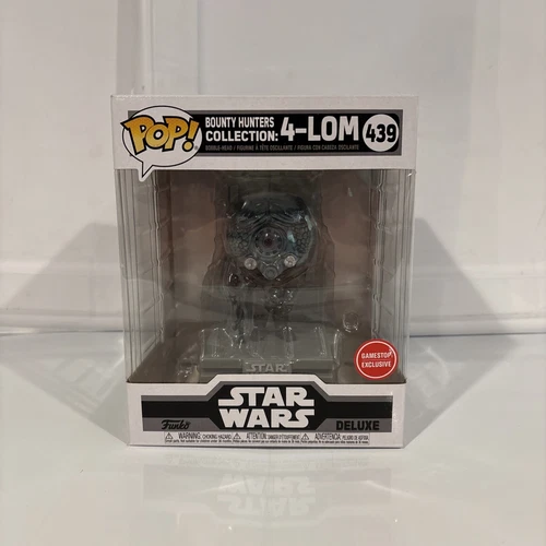 Funko Pop! Deluxe: Star Wars - Bounty Hunters Collection: 4-Lom - GameStop...