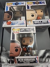 Funko Pop! Vinyl: NBA Victor Wembanyama, Anthony Edward's, Nikola Jokic