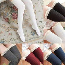 Women Girls Thigh High Over the Knee Socks Long Stockings Warm School Party