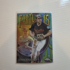 2025 Topps Chrome Fortune 15 Gunnar Henderson #F15-2