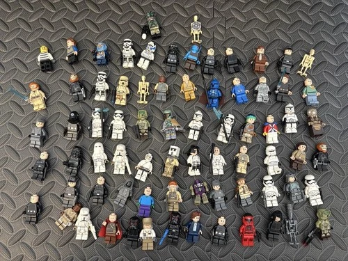 Lego Star Wars Mini figure Lot Early 2000s VERY RARE! With Accessories