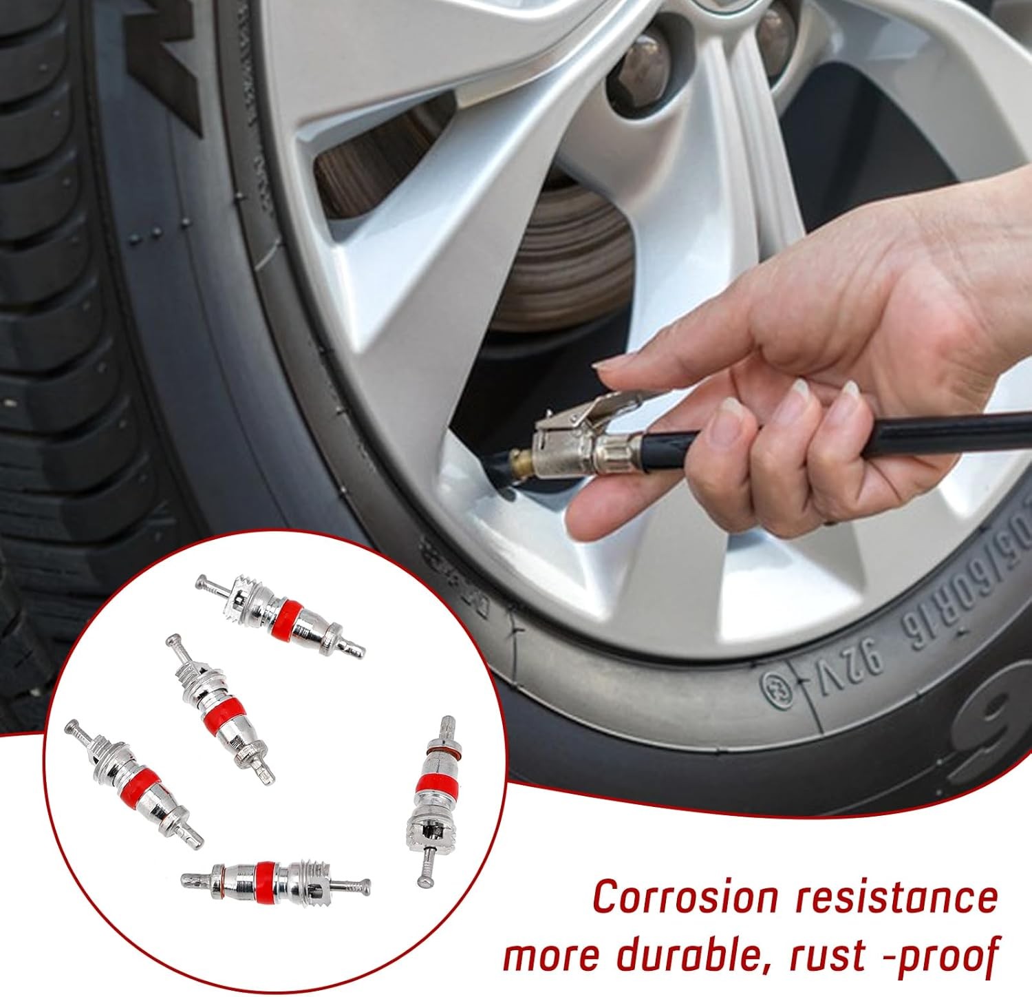 100pcs Valve Stem Core Replacement Kit, Premium Tyre Tire Cores, Tire... 