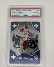 2019 -20 Panini Chronicles Basketball #522 LeBron James Crusade PSA 10 Gem Mint