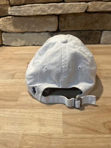 Cappello Berretto Polo Ralph Lauren Team USA 2022 Olimpiadi Cinghia Schiena Pony Regolabile - Foto 3 di 8