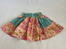 Matilda Jane Girls Pink Floral Skirt With Pockets Size 6