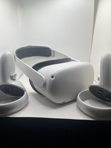 Meta Quest 2 Oculus Branded VR Headset Fully   Reset Controllers w Stick Drift
