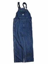 Liberty Bib Overalls Mens 36 X 30 Workwear Carpenter Distressed Denim Farmer