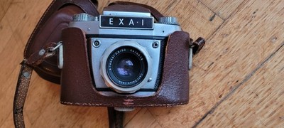 Ihagee Exa 1 Kamera DDR Kleinbild-Spiegelreflexkamera Dresden Lederetui