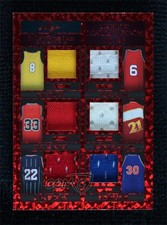 2022 Leaf ITG Used Sports Red Pattern /45 Kobe Bryant Julius Erving HOF 2po