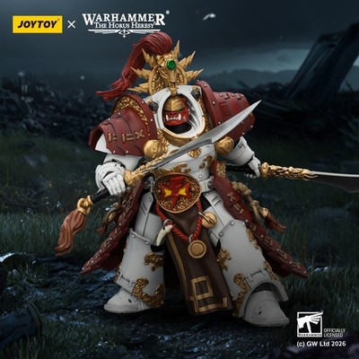 JOYTOY Warhammer 1/18 JT03622 White Scars Qin Xa Master of the Keshig Figure Toy