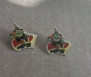 Two (2) Pepsi Cola Witch Halloween Lapel Pins - Soda Can