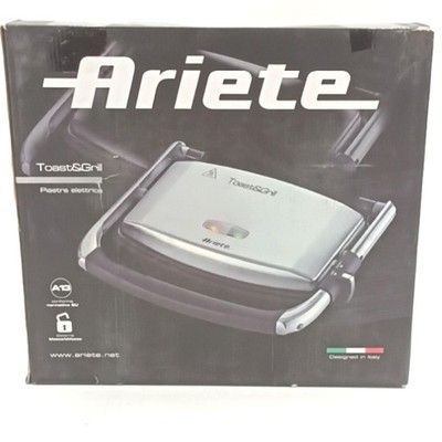 Ariete 1911 Toast&Grill Elektrische Antihaftplatte 1000 W Grau Waffel Essen - Mu