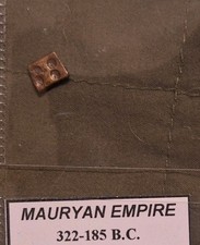 Mauryan Empire,,322-185 B.c ,bronze Karshapana  Ancient Coins