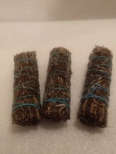 3 pack Rosemary Sage Smudge Sticks  Natural Smudge Sticks for Cleansing  w/card
