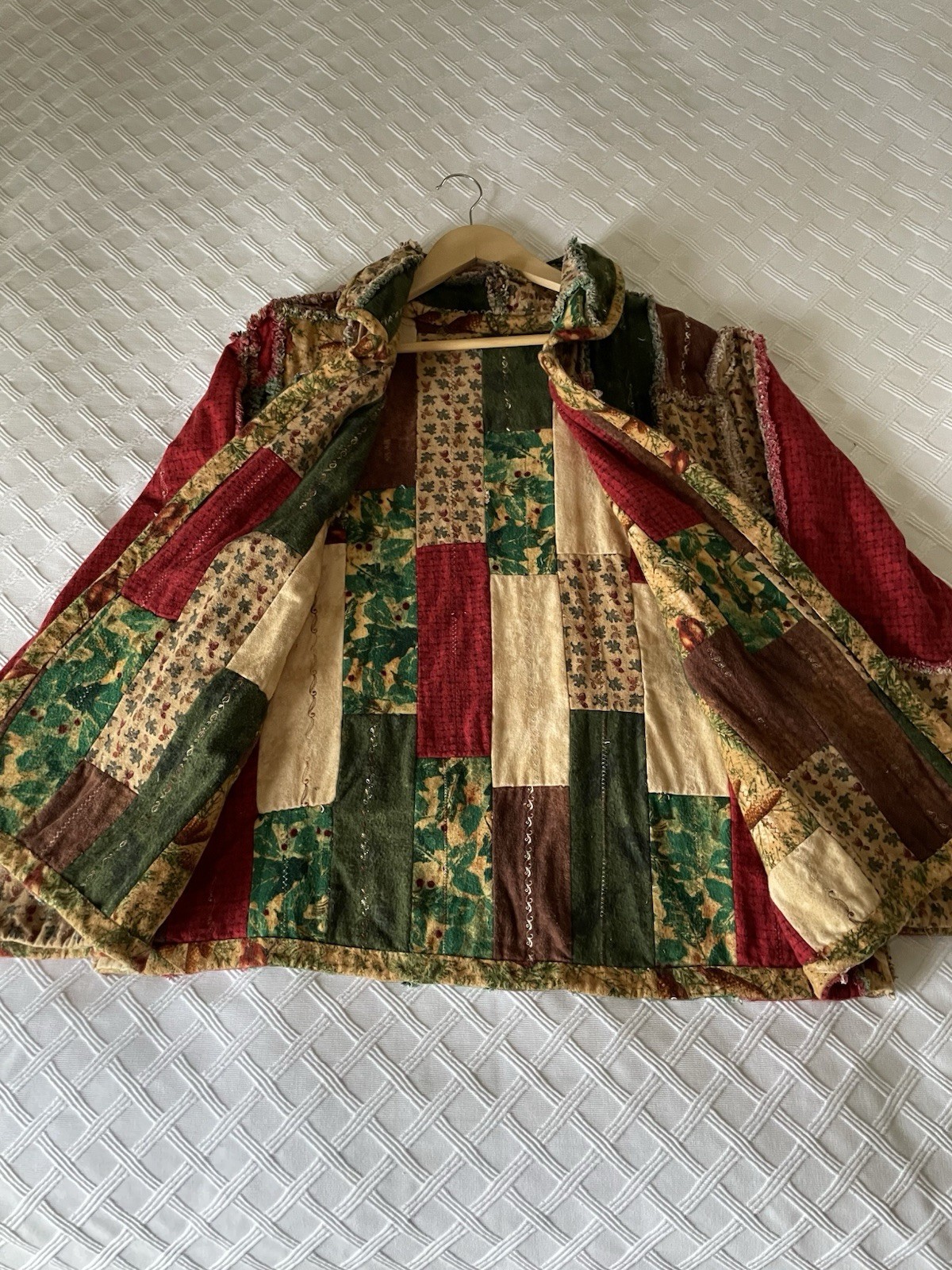 Handmade Ragbag Patchwork Reversible Jacket Chris… - image 2