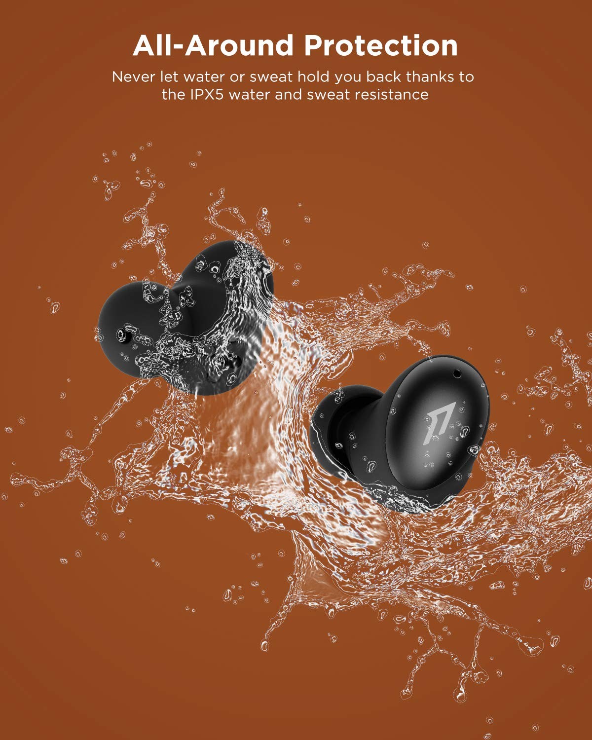 Colorbuds Wireless Earbuds Bluetooth 5.0 Headphone with Fast Charging, Qualco...