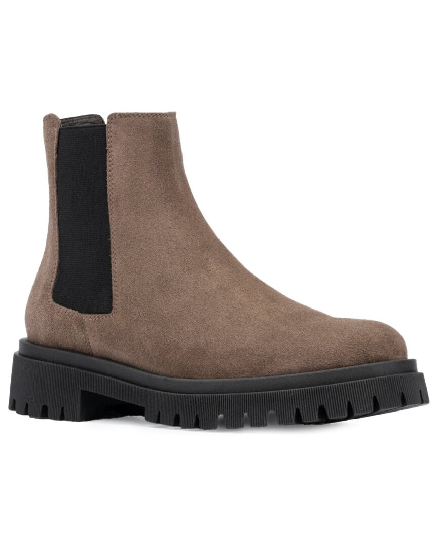 Aquatalia Olessa Weatherproof Suede Boot Women's Brown 5.5