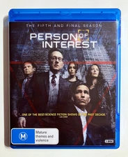 Person of Interest: Fifth & Final Season 5 Sci-Fi TV Series RARE Oz Blu-Ray Set
