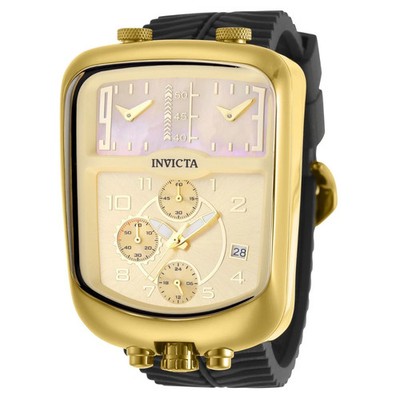 Invicta S1 Rally Dualshift 42mm Black Men's Watch w/ Mother of Pearl Dial