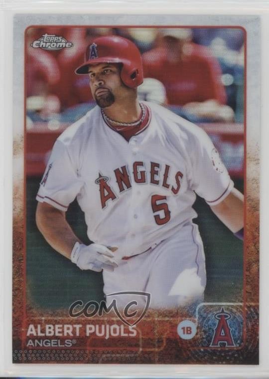 2015 Topps Chrome Refractor Albert Pujols #113 19yv