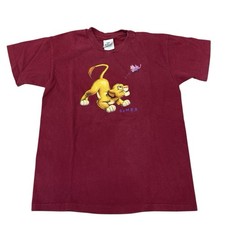 Vintage The Lion King Simba Movie T-shirt Kids Youth Large